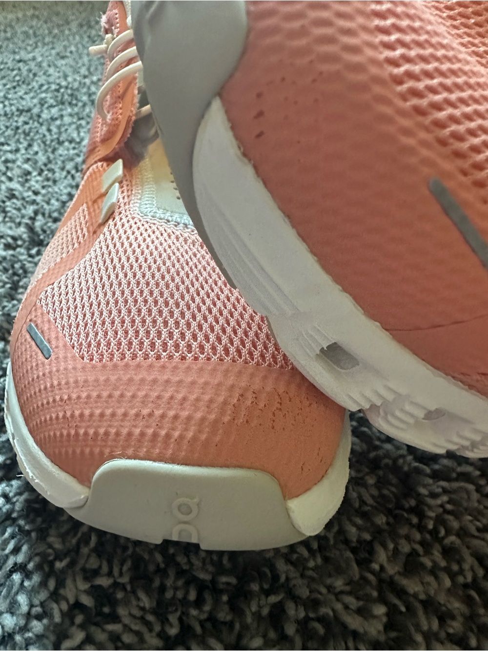 Women's ON CLOUD 5 Running Walking Gym Sneakers Flamingo Pearl Size 8 - Picture 8 of 14